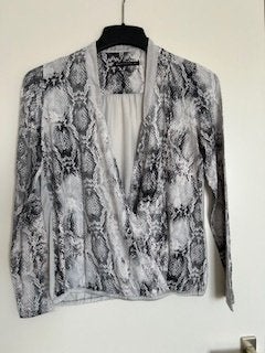 Expresso blouse met slangenprint, Kleding | Dames, Maat 38/40 (M), Expresso, Ophalen of Verzenden, Grijs