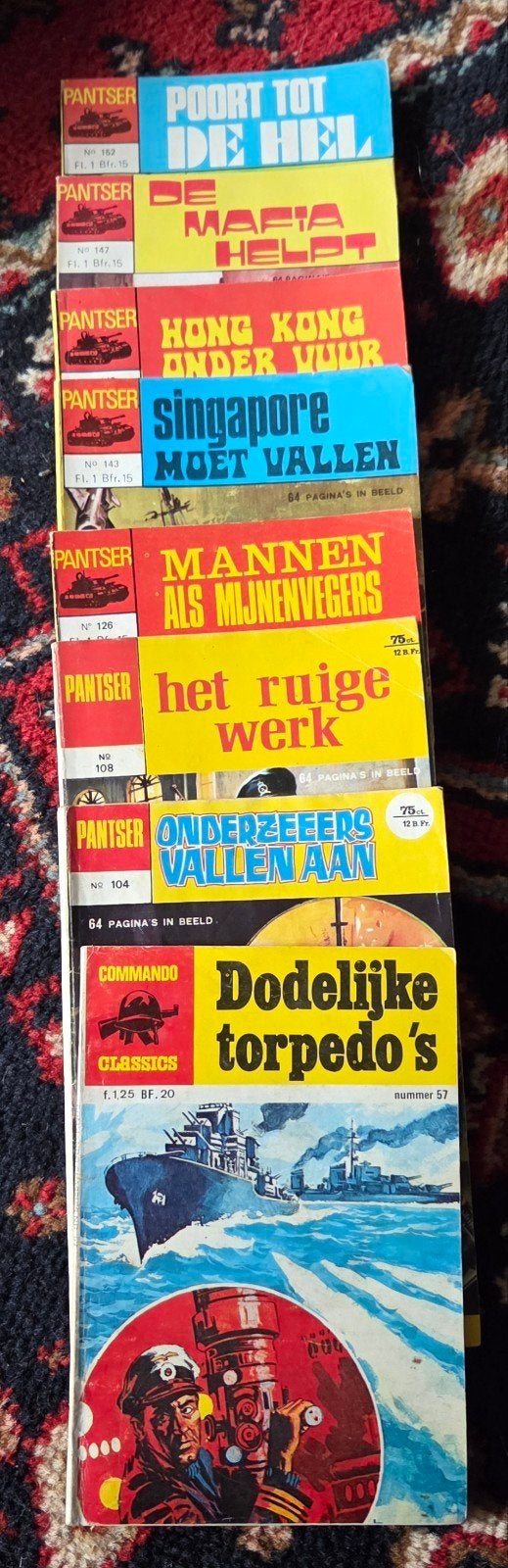 Grote collectie oorlog mini-strips (Victoria, Oorlog, Front), Boeken, Meerdere stripboeken, Ophalen of Verzenden, Gelezen