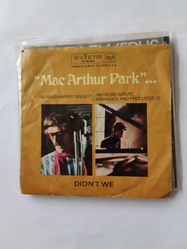 Richard Harris , Mac Arthur park , single, Ophalen of Verzenden, Gebruikt, Pop