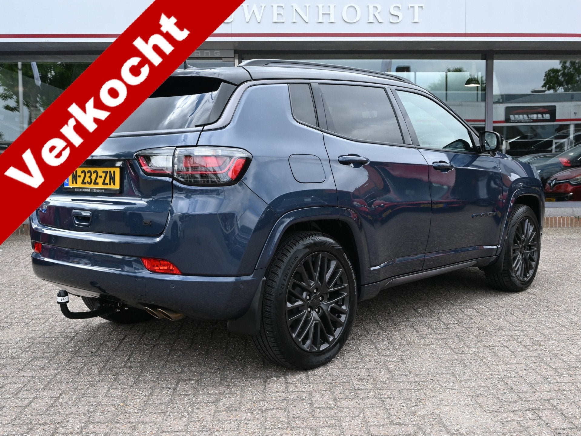 Jeep Compass 4xe 240 Plug-in Hybrid Electric S (bj 2022), Automaat, Blauw, Bedrijf, Vierwielaandrijving