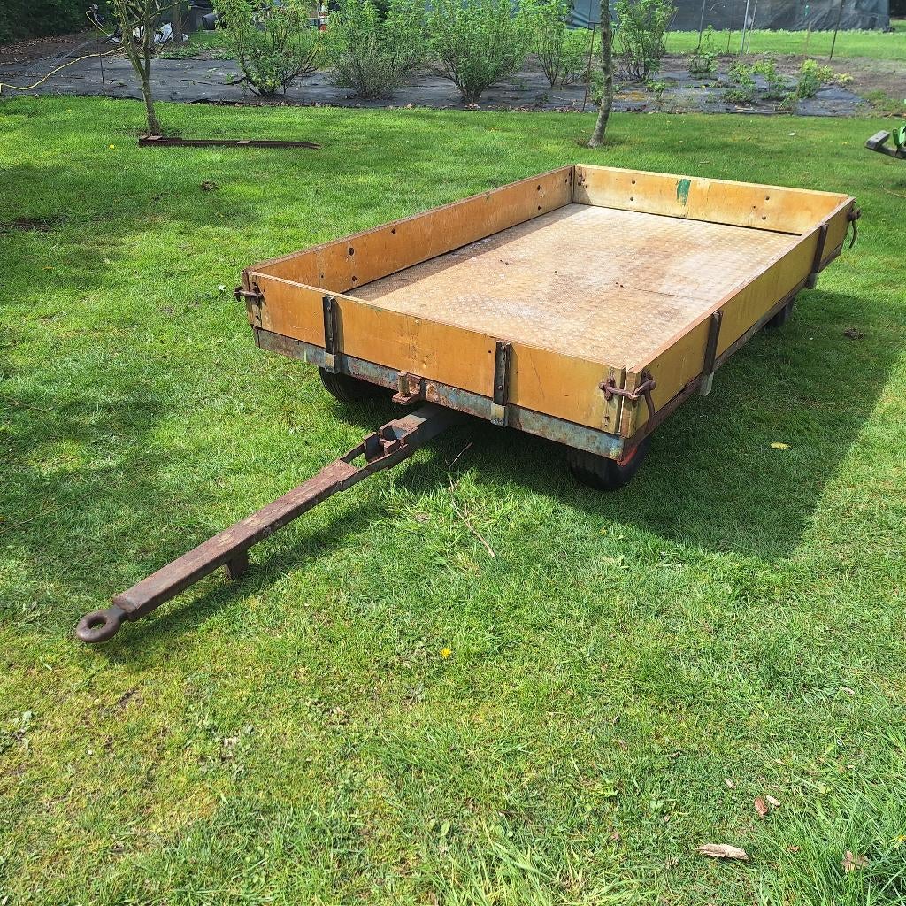 Transportkar, Doe-het-zelf en Verbouw, Transportwagens, 100 liter of meer, Ophalen, Gebruikt, Transportkar