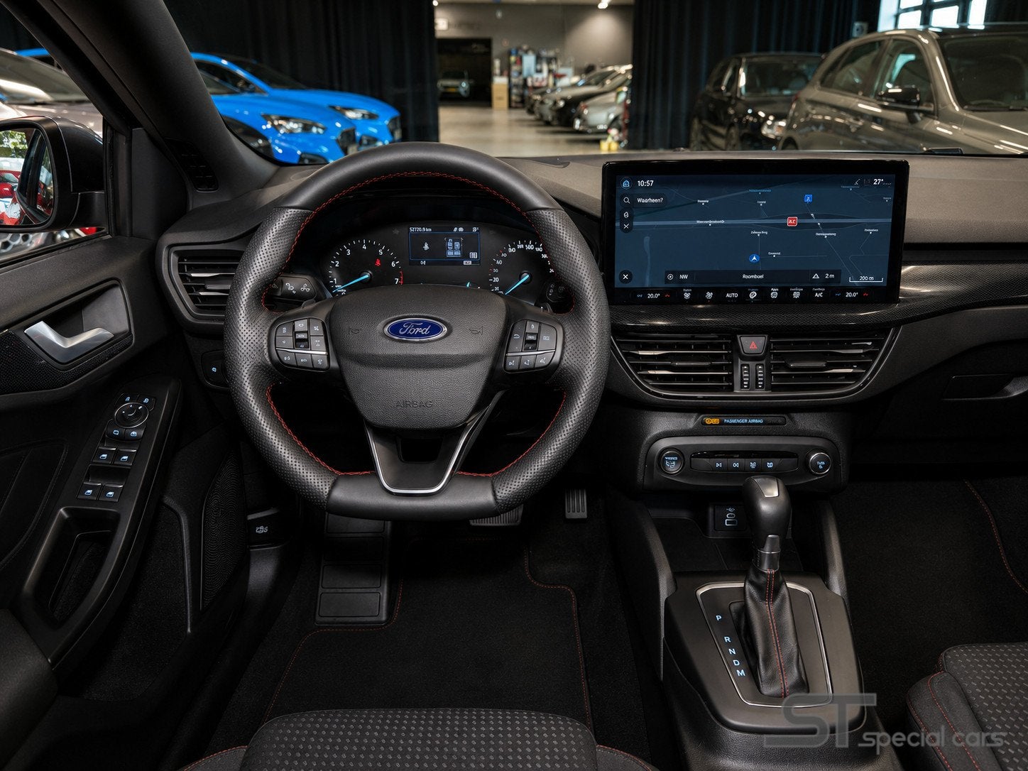 Ford Focus Wagon 1.0 EcoBoost ST Line|ACC|LED|Winter Pack, Auto's, Gebruikt, Met garantie (alle), 1283 kg, 3 cilinders