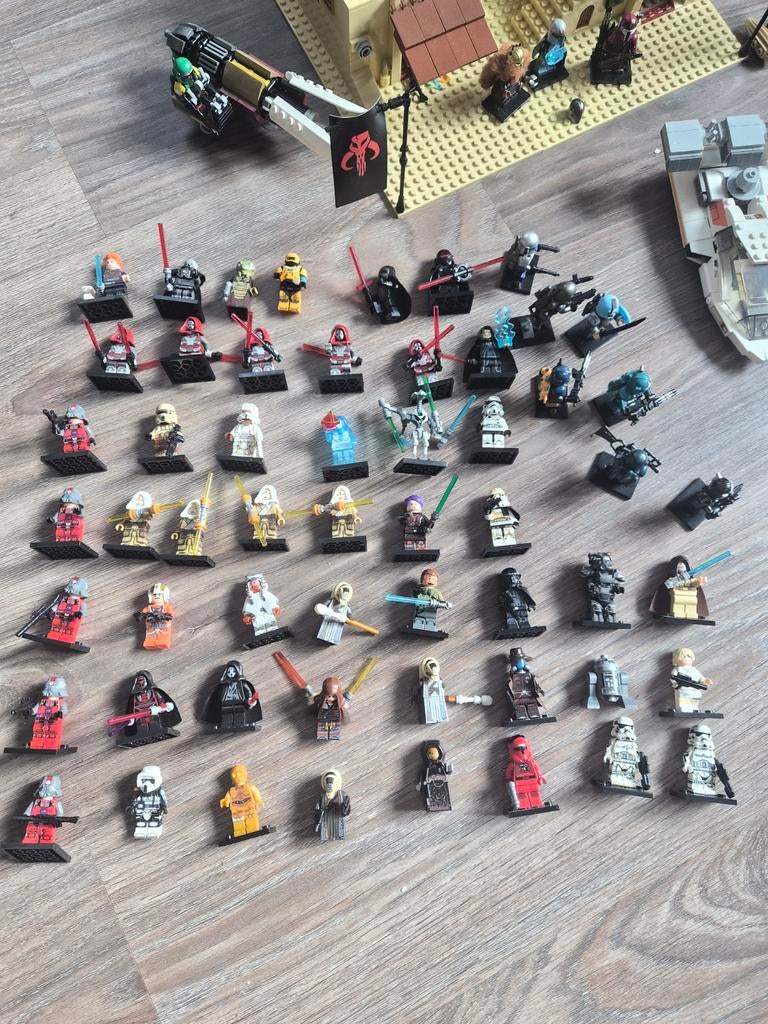 Bouwstenen Star Wars set met figuren en gebouwen, Ophalen