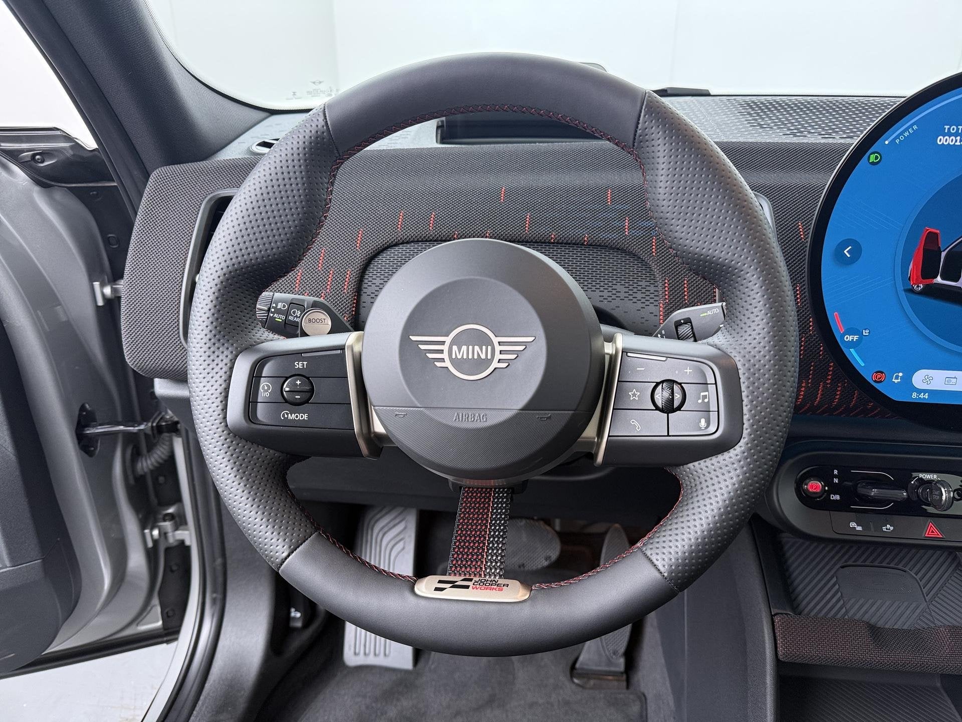 MINI Countryman E John Cooper Works | Pakket L, Auto's, Zwart, Countryman, Leder en Stof, 67 kWh