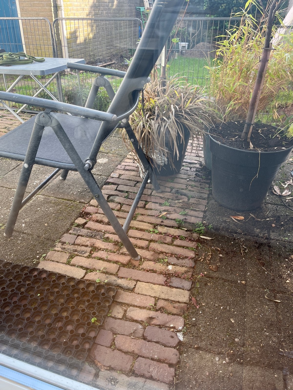 Oude gebakken waaltjes c.a. 7m2, Tuin en Terras, Ophalen of Verzenden, Gebruikt, Klinkers