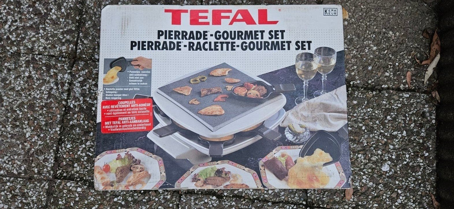 Tefal Pierrade-Raclette-Gourmet Set, Ophalen, Gebruikt
