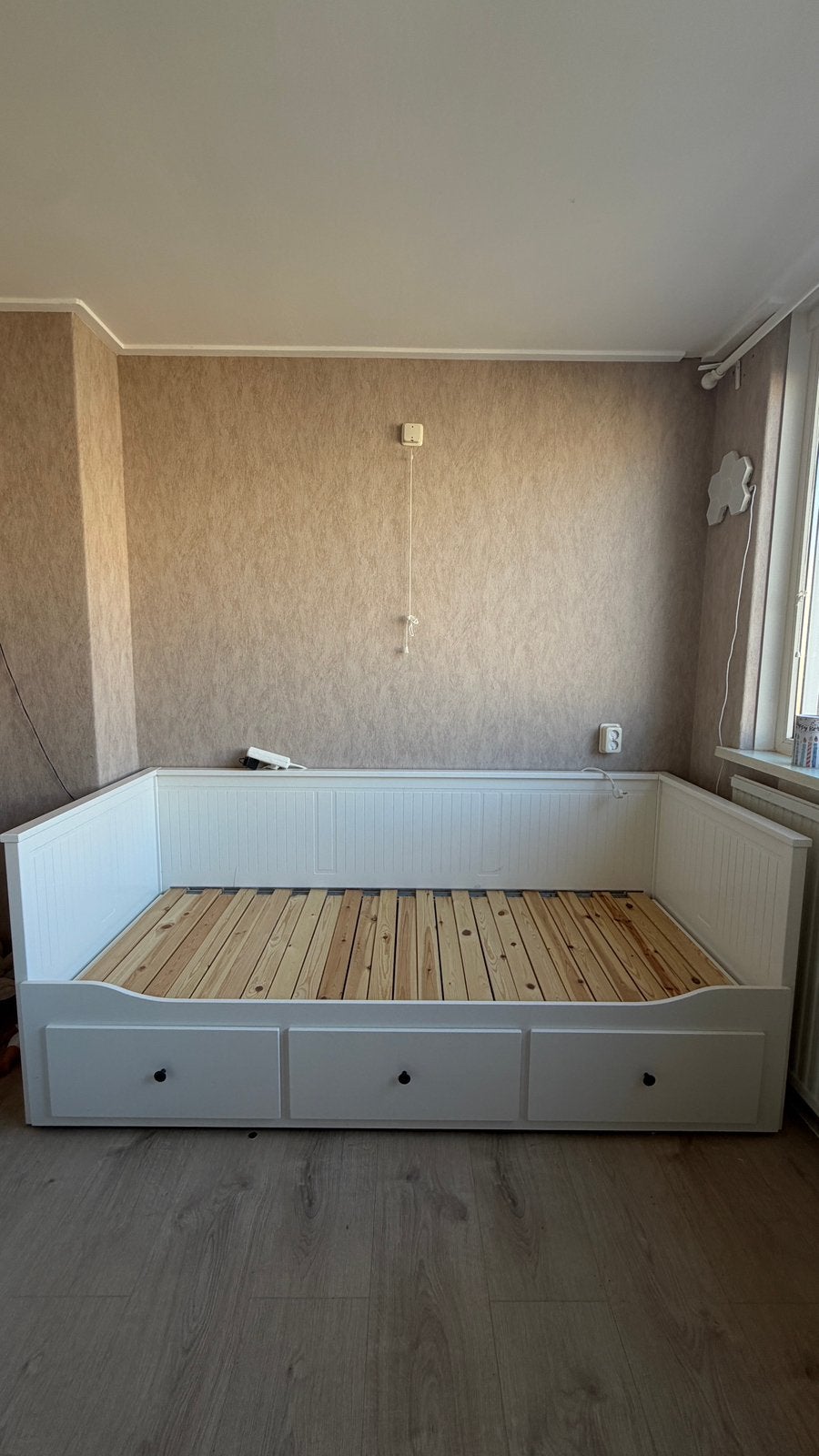 Hemnes eenpersoonsbed, Ophalen, Gebruikt, 90 cm, Eenpersoons
