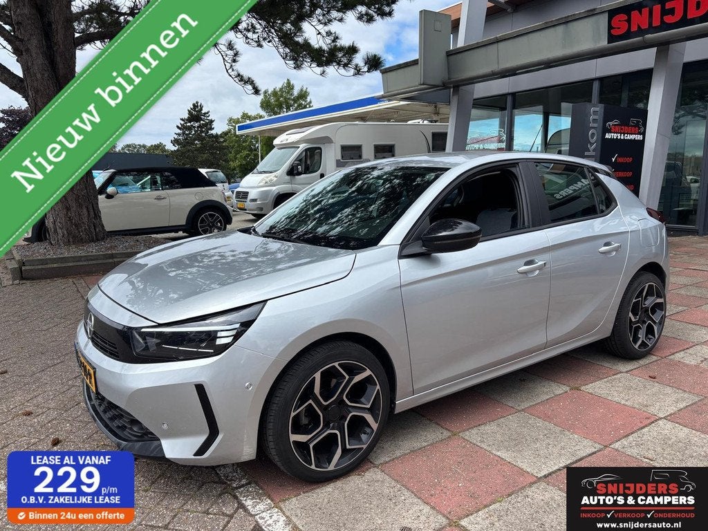 Opel Corsa 1.2 GS pdc, camera, CarPlay, Voorwielaandrijving, Stof, Gebruikt, 1199 cc