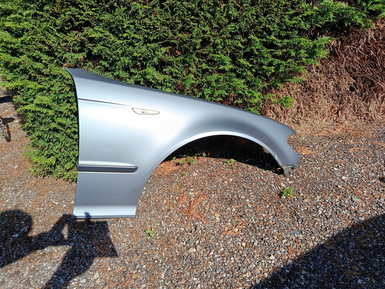BMW E46 Facelift Rechter Spatbord Sedan/Touring Silbergrau, Ophalen, Gebruikt, Rechts, Spatbord