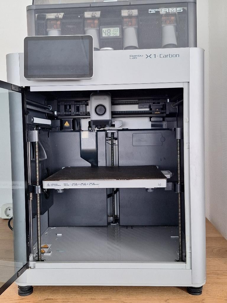 bambu lab X1C, Computers en Software, 3D Printers, Ophalen, Gebruikt, Ingebouwde Wi-Fi, Bambulab