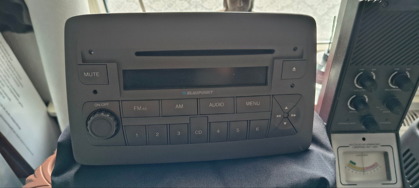 fiat pandaBlaupunkt Autoradio met CD-speler f, Ophalen of Verzenden, Gebruikt