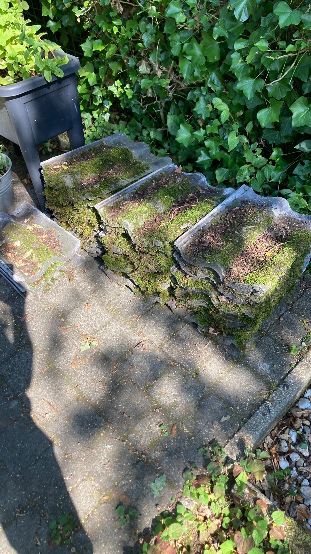 Betonnen sneldekpannen, Doe-het-zelf en Verbouw, Dakpannen en Dakbedekking, Gebruikt, Steen of Klei, Ophalen of Verzenden, Minder dan 5 m²