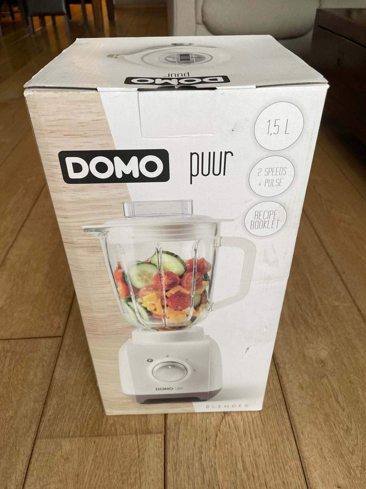 DOMO DO703BL Blender 1,5 liter nieuw in doos / ongebruikt, Witgoed en Apparatuur, Blenders, Ophalen, Nieuw, Blender