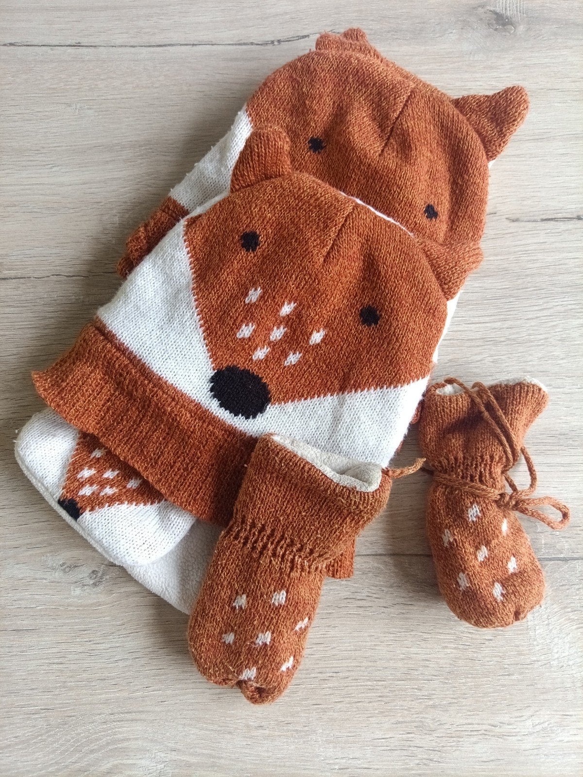 Mooie vissen sjaal muts set, Ophalen, Jongen of Meisje, Zo goed als nieuw, 104 of kleiner