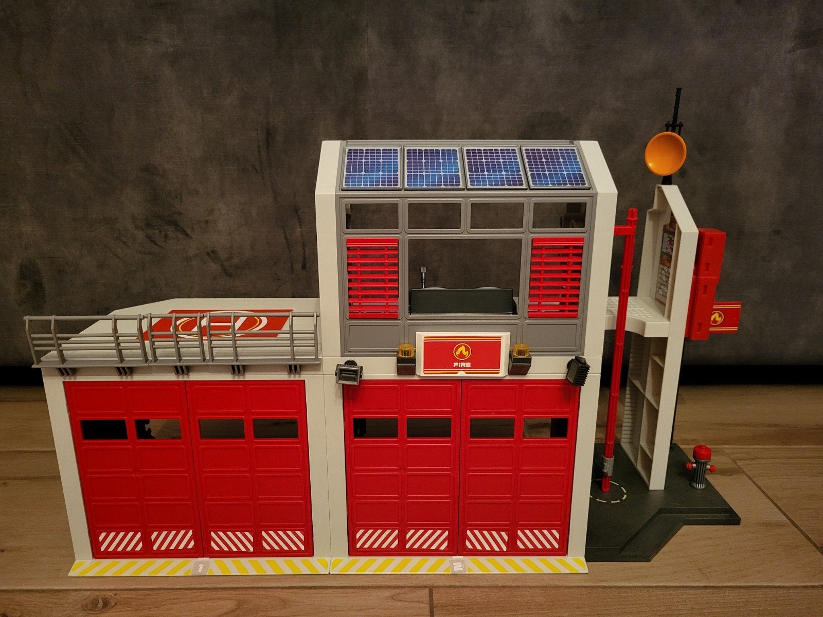 brandweerkazerne Playmobil, Kinderen en Baby's, Speelgoed | Playmobil, Ophalen of Verzenden, Gebruikt, Complete set, Gebouw