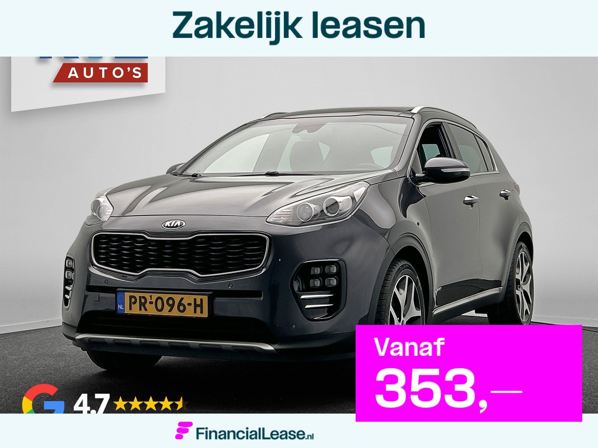 Kia Sportage 1.6 T-GDI 4WD GT-Line PlusLine Automaat | Org., Gebruikt, 4 cilinders, Bedrijf, Vierwielaandrijving