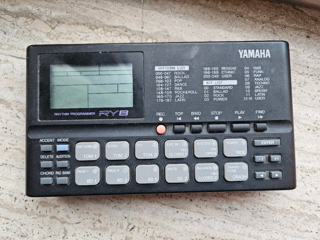 Yamaha RY8 Rhythm Programmer, Muziek en Instrumenten, Ophalen of Verzenden, Gebruikt, Yamaha