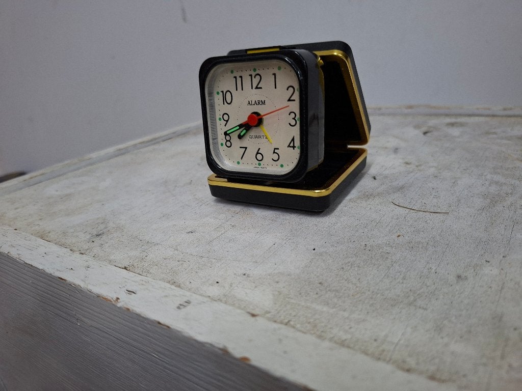 vintage zeer oude goede reiswekker, Ophalen of Verzenden, Gebruikt