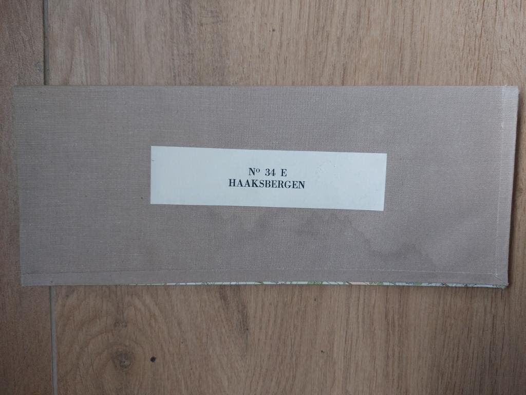 34E Haaksbergen Hengelo Bentelo Stafkaart uit 1965, Topografische Dienst Nederland, Ophalen of Verzenden, 1800 tot 2000, Nederland