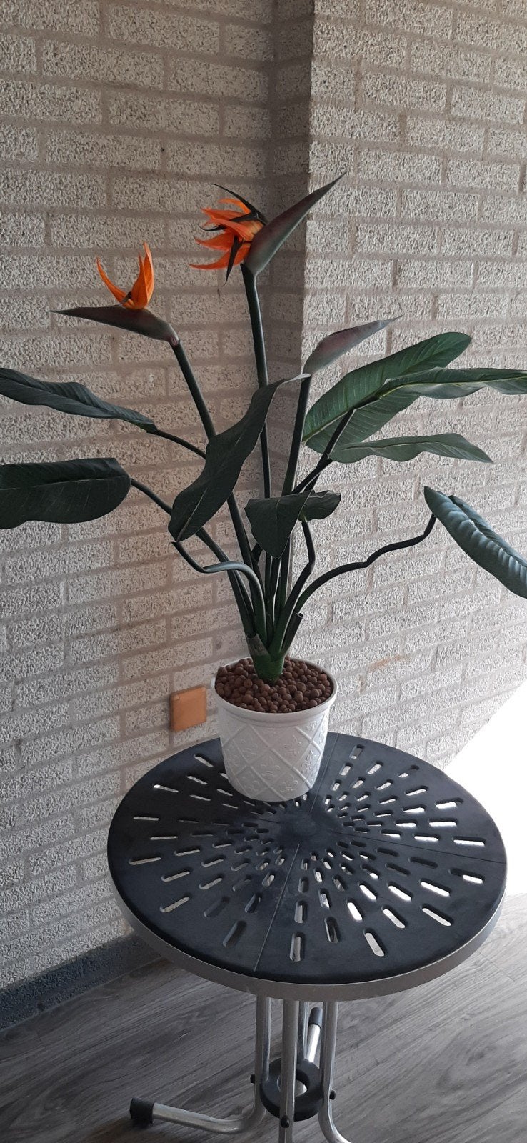 Kunst Paradijsvogelplant - 100cm hoog, Binnen, Kunstplant, Nieuw, Ophalen of Verzenden