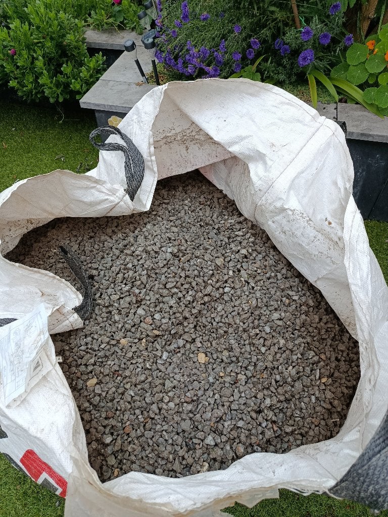 sier split voor de tuin, Ophalen, Zo goed als nieuw, Antraciet, Split