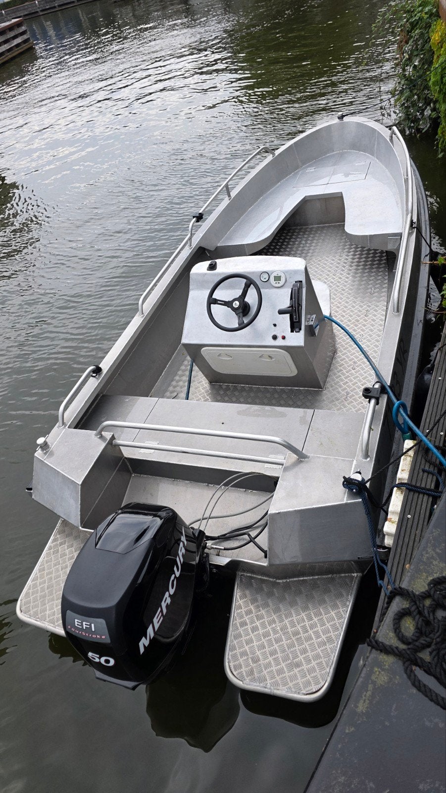 Van Vossen Twister 500 Aluminium Mercury EFI 50PK en trailer, Watersport en Boten, Motorboten en Motorjachten, Overige merken