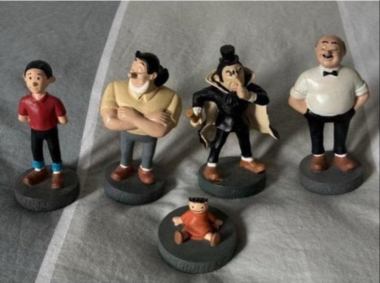 Suske en Wiske beeldjes set - Vintage collectie, Verzamelen, Poppetjes en Figuurtjes, Ophalen of Verzenden, Zo goed als nieuw