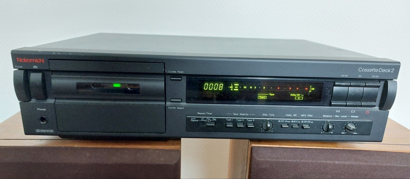 Nakamichi Cassette Deck 2 - Hoogwaardige Cassettedeck, Ophalen, Enkel, Overige merken, Tiptoetsen
