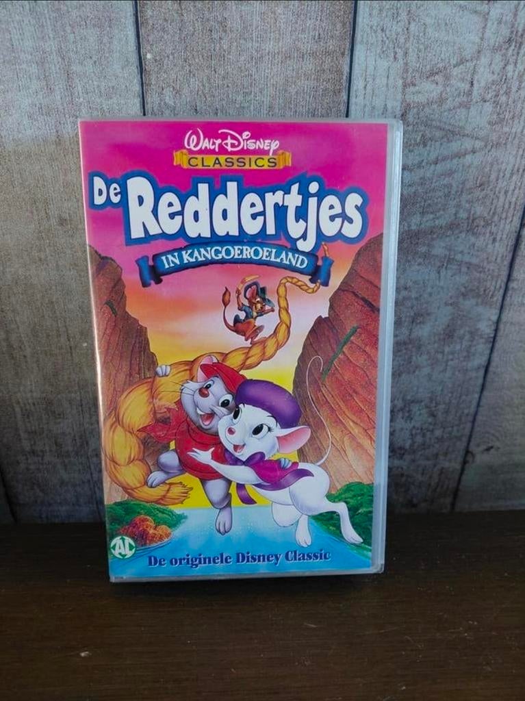 Disney Classic De Reddertjes in Kangeroeland vhs IN FOLIE!, Alle leeftijden, Ophalen of Verzenden, Nieuw in verpakking, Tekenfilms en Animatie