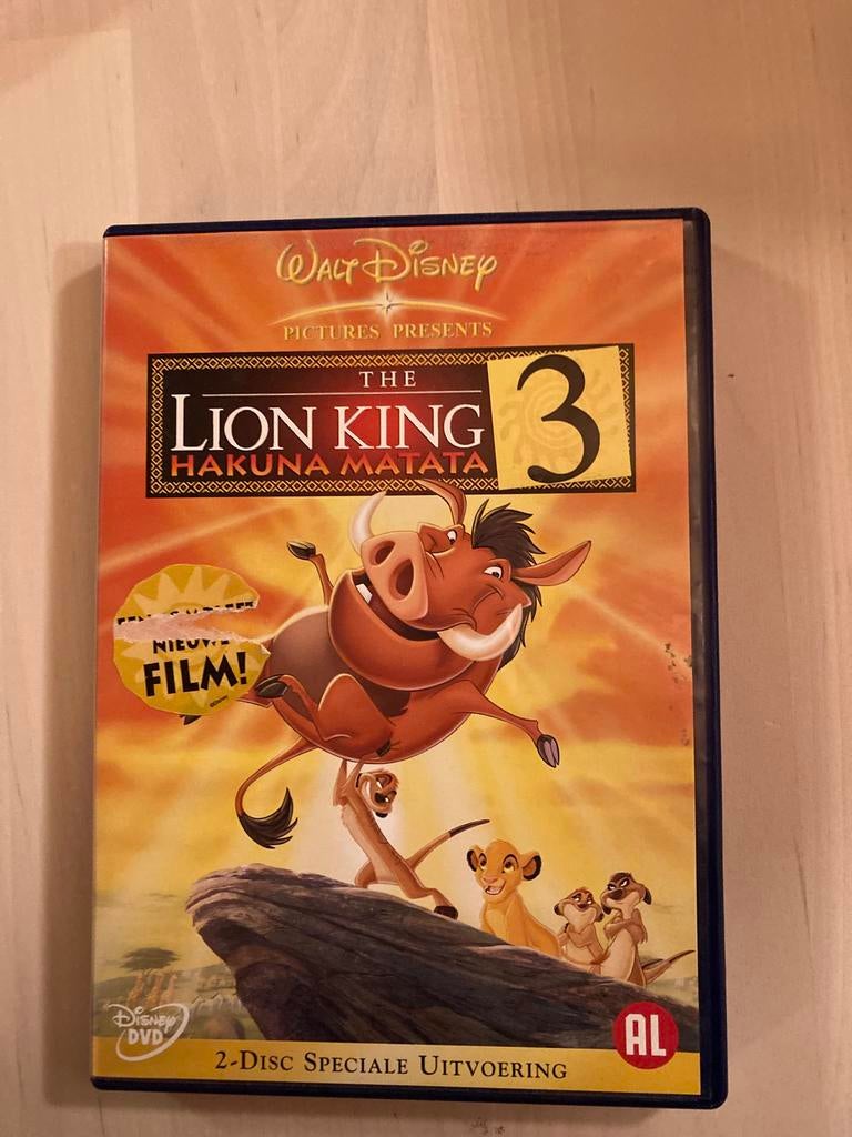 Disney dvd The Lion King, Tekenfilm, Ophalen of Verzenden, Zo goed als nieuw, Alle leeftijden