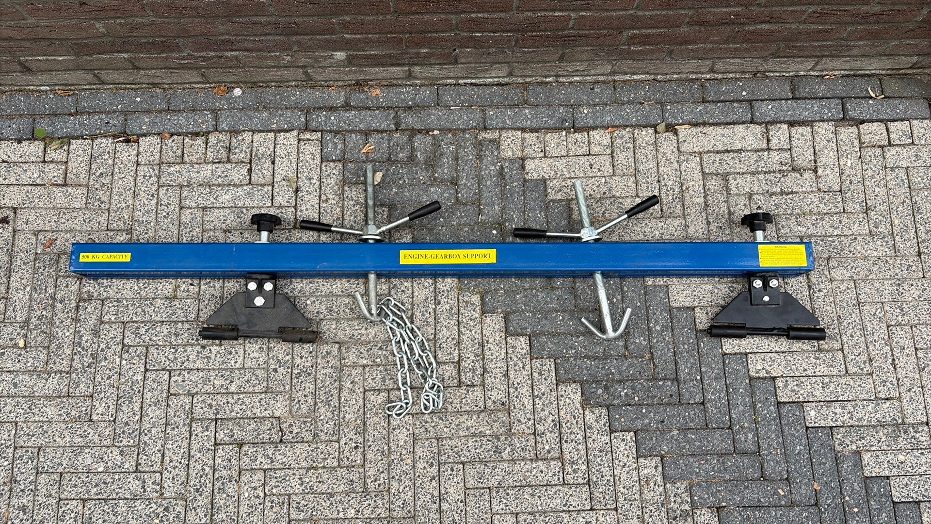 Motorsteun max. 500kg, Ophalen