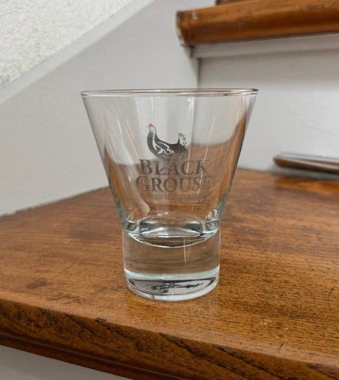 The black grouse whisky glas, Ophalen of Verzenden, Gebruikt, Borrel- of Shotglas