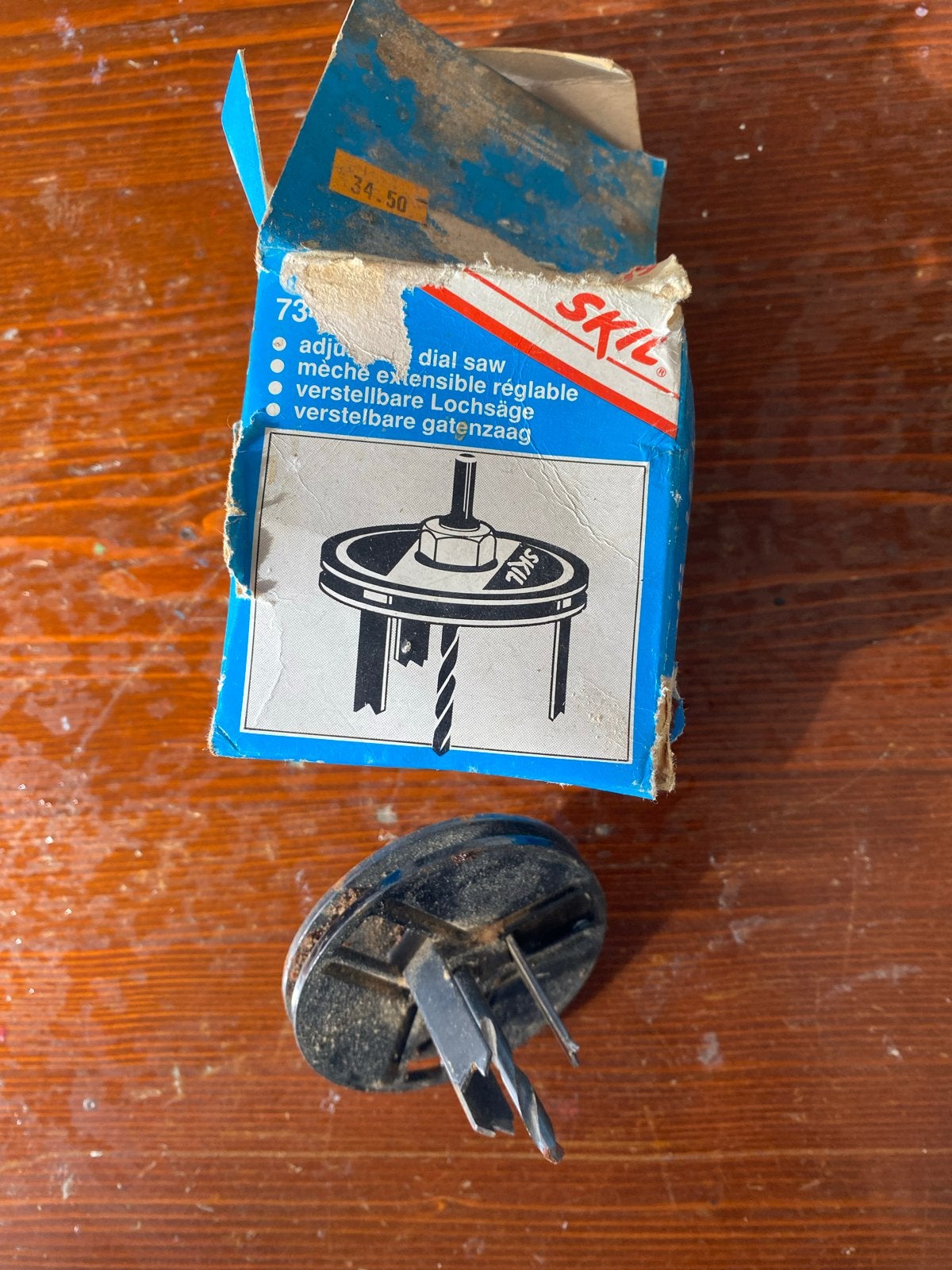 SKIL verstelbare gatzag - Booraccessoire, Doe-het-zelf en Verbouw, Ophalen of Verzenden, Gebruikt, Overige typen