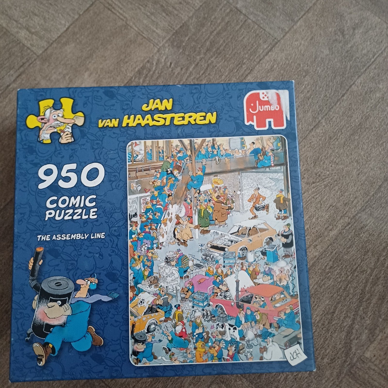 Jan van Haasteren Puzzel 950 stukjes - The Assembly Line, Ophalen, 500 t/m 1500 stukjes, Zo goed als nieuw, Legpuzzel