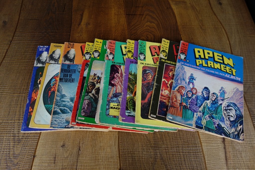 Apenplaneet, classics (10 delen), Meerdere stripboeken, Ophalen of Verzenden, Gelezen