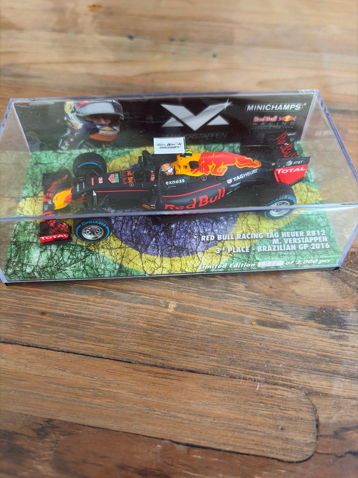 Max Verstappen Brazilië gp 2016 editie 14, Ophalen of Verzenden, Zo goed als nieuw