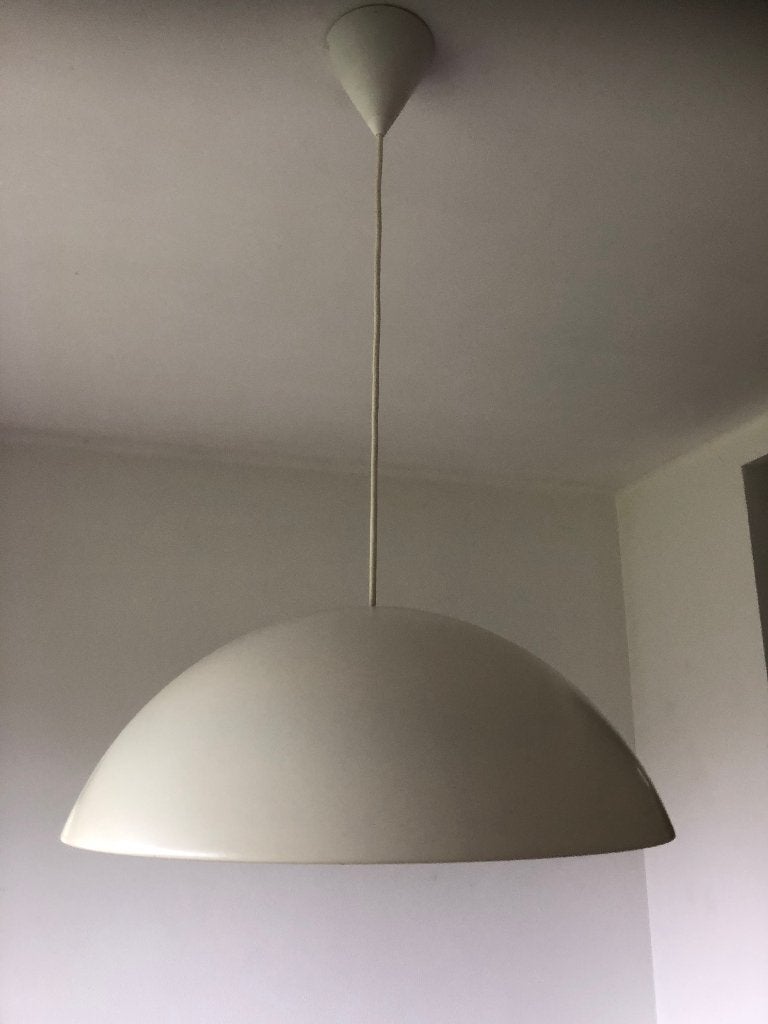 Metalen witte hanglamp Ikea brasa 365, Ophalen, E27 (groot), Zo goed als nieuw, Vinted