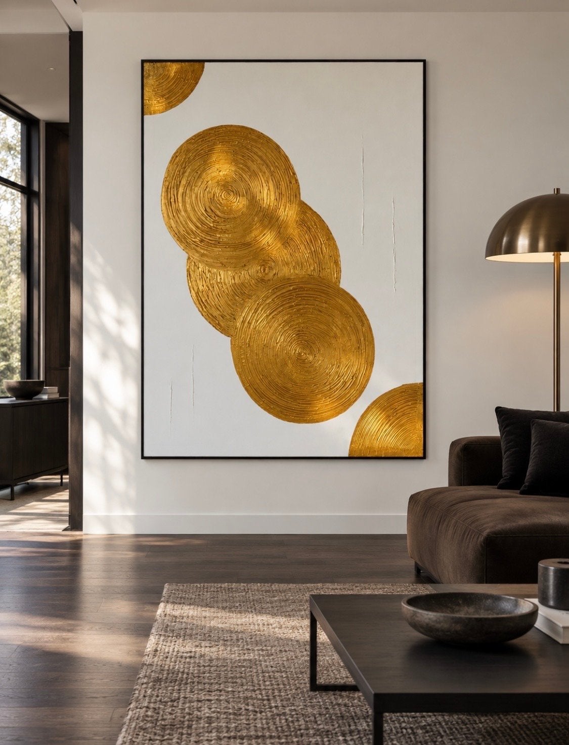 Abstract Schilderij met Structuur – 180×130 cm – 1 Exemplaar, Ophalen