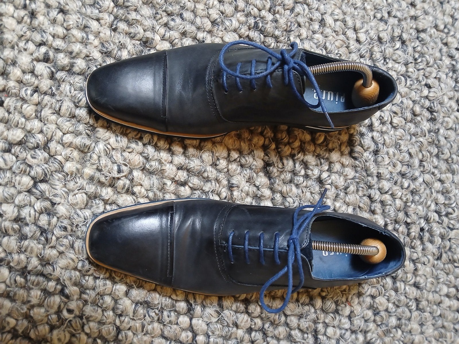 Piure nette schoenen maat 44, Blauw, Ophalen of Verzenden, Piure, Gedragen