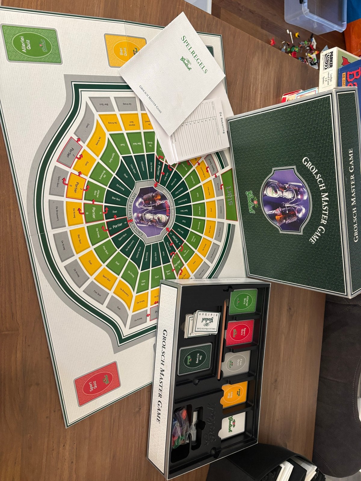 Grolsch Master Game Bordspel - Compleet en in goede staat, Drie of vier spelers, Ophalen of Verzenden, Gebruikt