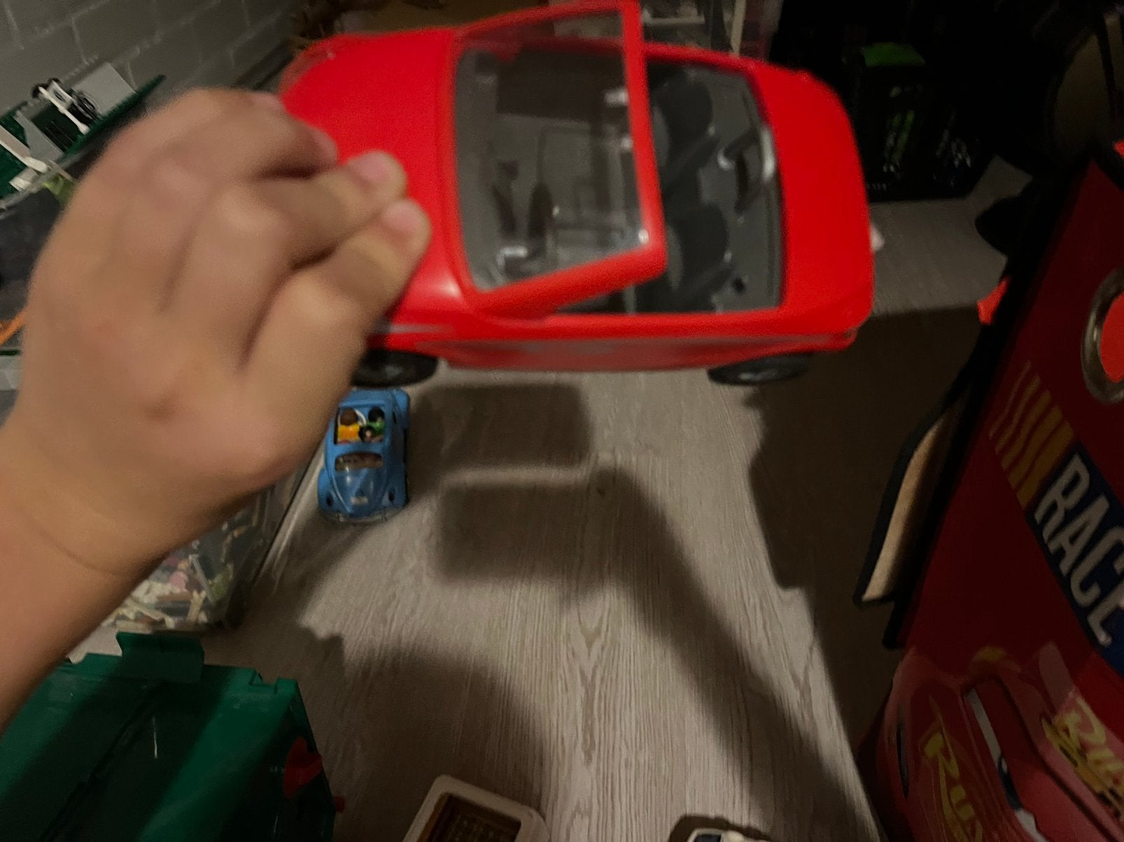 Klein rood playmobil autotje, Ophalen, Gebruikt, Voertuig