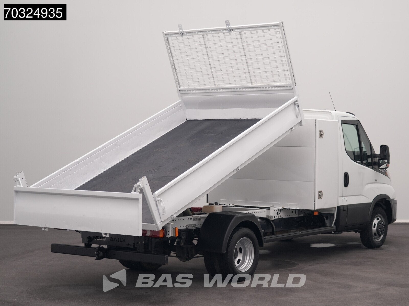 Iveco Daily 35C14 Automaat Kipper met Kist Dubbellucht Kippe, Auto's, Automaat, Stof, Gebruikt, Euro 6