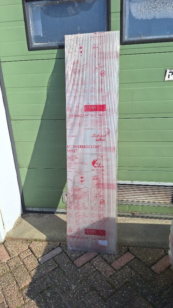 Polycarbonaatplaat lichtplaat 8 mm 75 x175 cm, Ophalen, Overige materialen, Minder dan 20 mm, Nieuw
