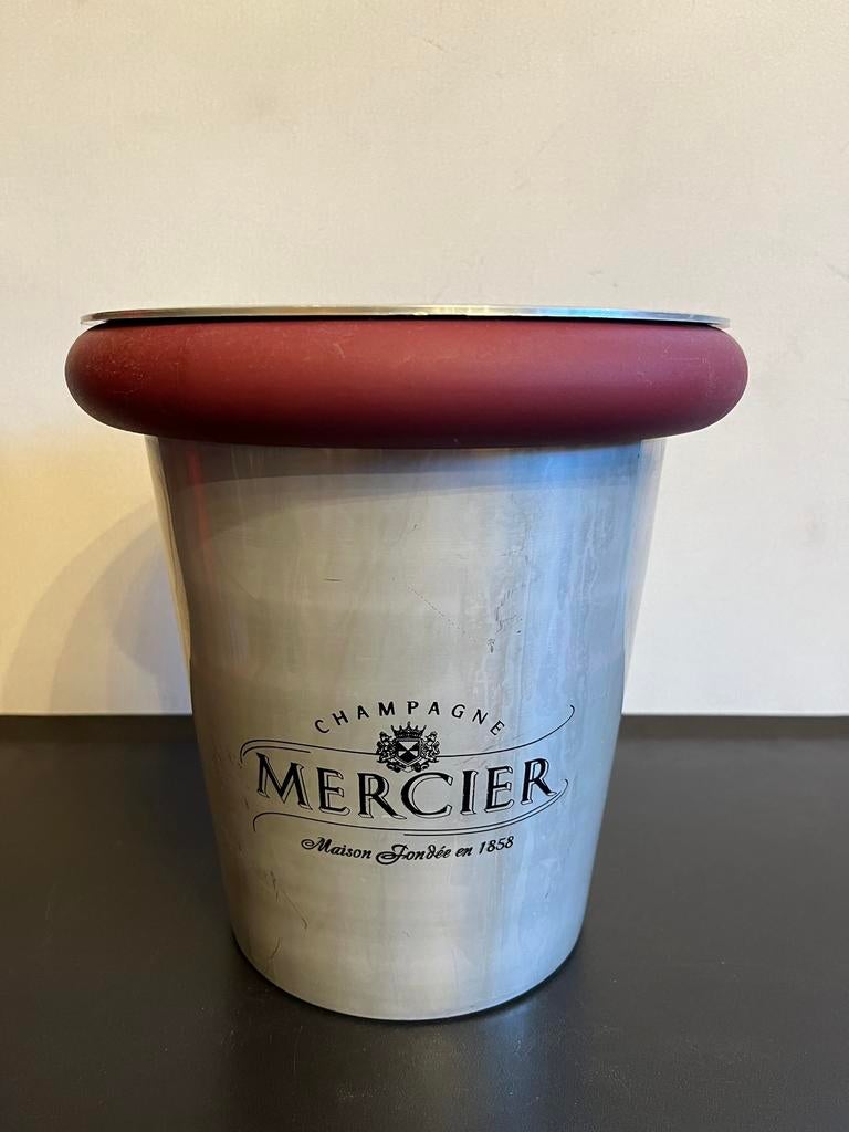 vintage Franse Mercier aluminium champagne ijsemmer, Ophalen of Verzenden
