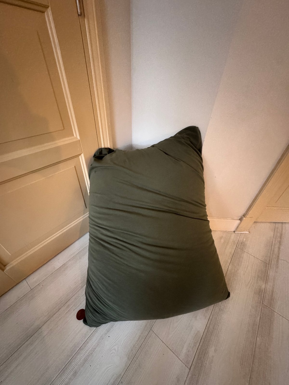 Zitzak Terapy - Comfortabele Olijfgroene Zitzak, Ophalen, Zo goed als nieuw, Groen, Zitzak