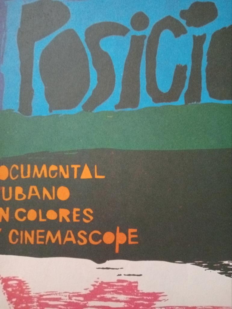 Film affiche Cuba 1970, Ophalen of Verzenden, Zo goed als nieuw, A1 t/m A3, Film en Tv