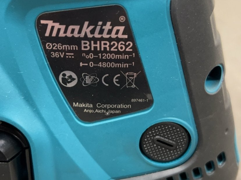 Makita BHR262RDE – Complete set – NIEUW, 600 watt of meer, Boor- en/of Breekhamer, Makita, Klopboormechanisme
