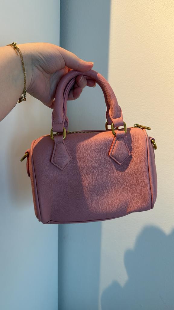 bowling bag handtas citybag roze, Ophalen of Verzenden, Zo goed als nieuw, Roze, Handtas