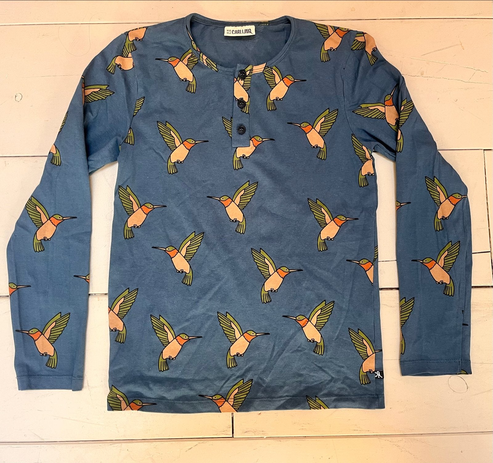 Plaatje! Longsleeve CarlijnQ 146/152, Ophalen of Verzenden, Zo goed als nieuw, Jongen of Meisje, Shirt of Longsleeve