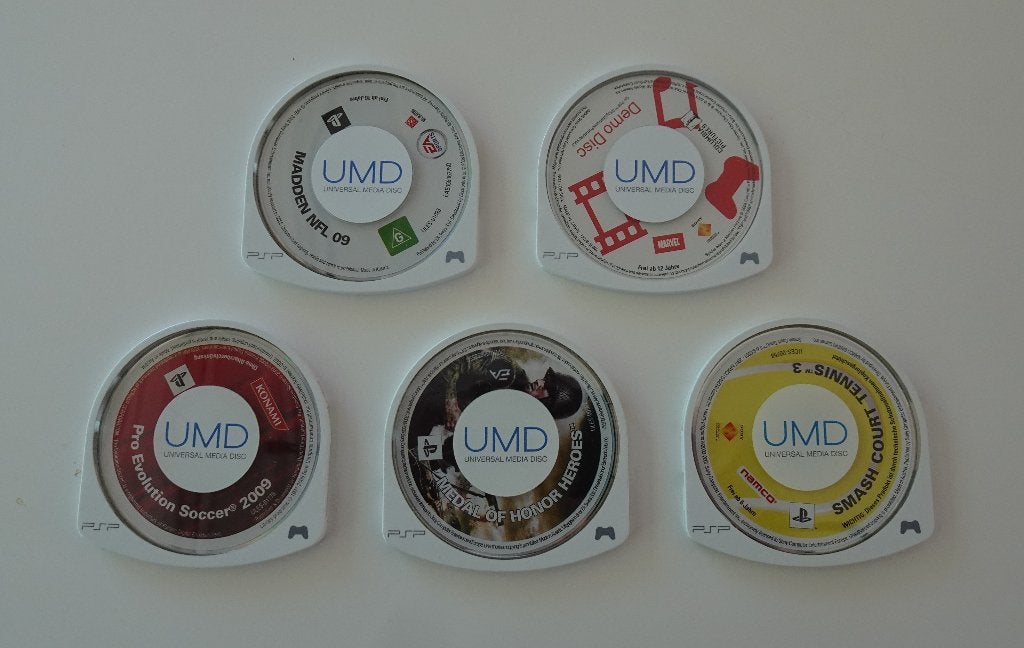 5 Sony PSP Spellen, Spelcomputers en Games, Games | Sony PlayStation Portable, Ophalen, Overige genres, 1 speler, Zo goed als nieuw